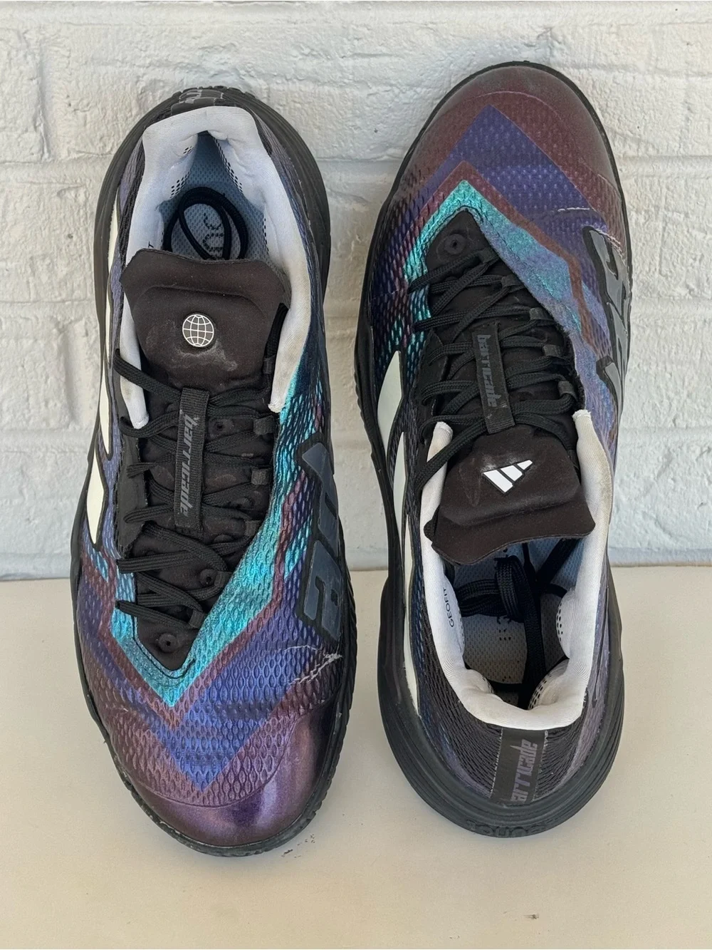 Galaxy Adidas Barricade Athletic Shoes Men's 10.5